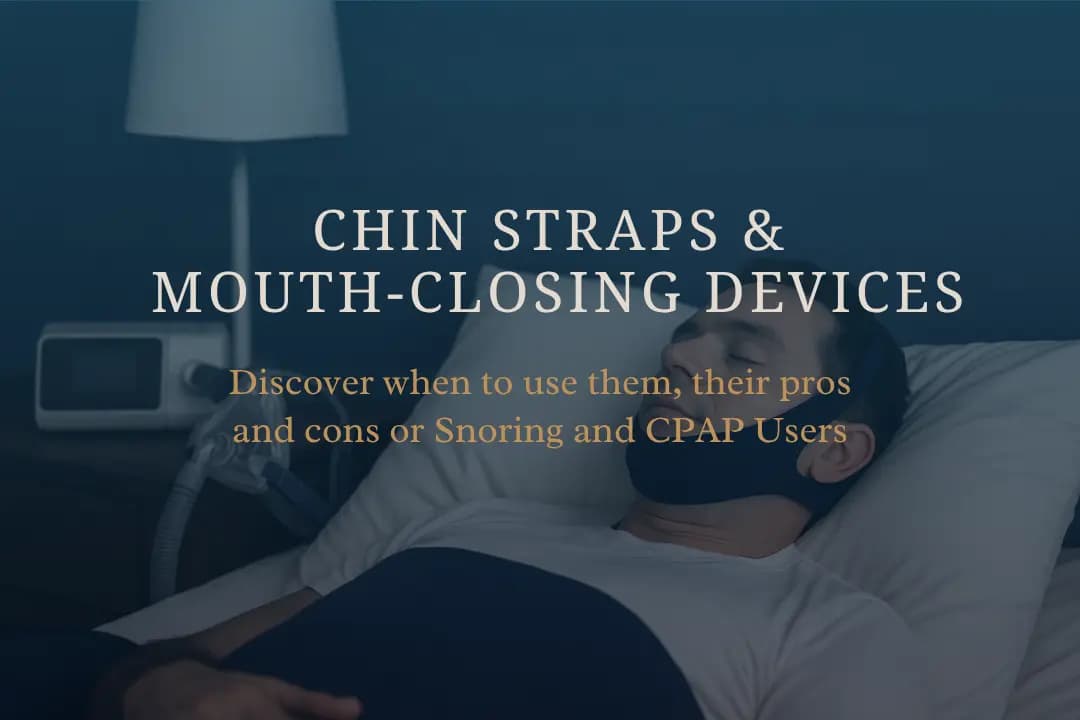 Pros and Cons of Chin Straps and Mouth-Closing Devices for Snoring and CPAP Users