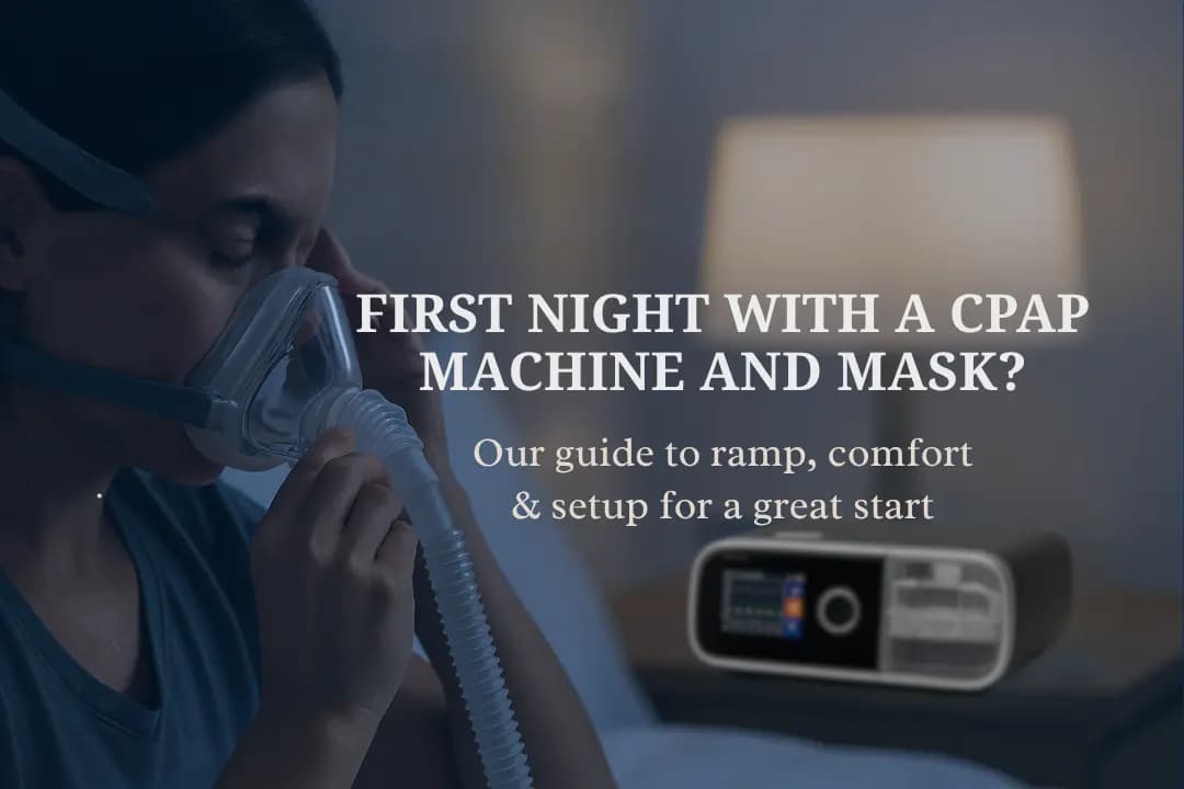 First Night Success: Ramp, Comfort, and Setting Up Your CPAP Machine and Mask
