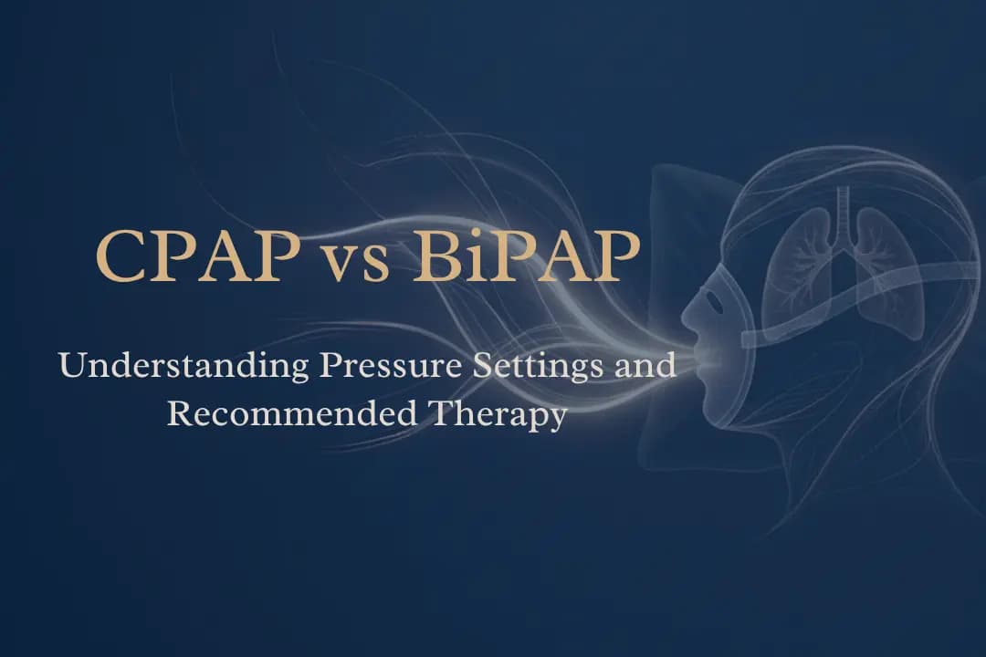 CPAP vs BiPAP: Understanding Pressure Settings and When Each Therapy is Recommended