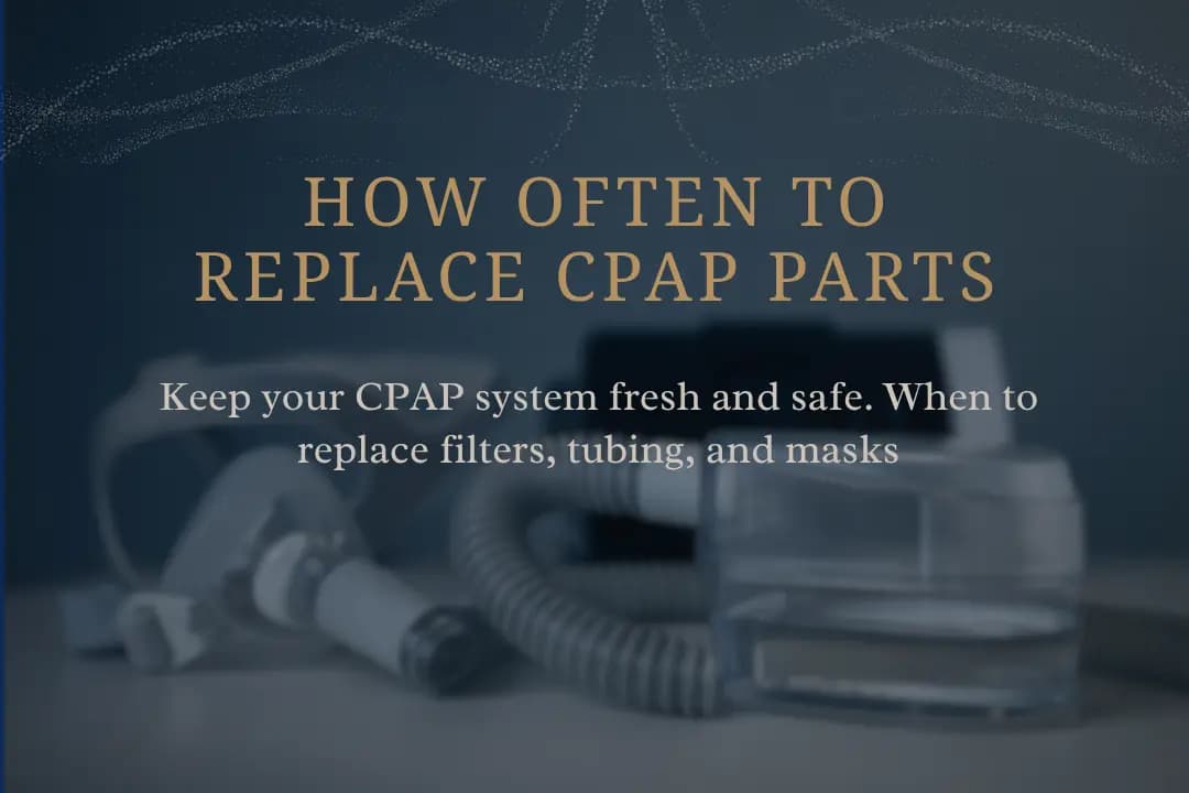 How Often to Replace CPAP Parts: Masks, Tubing, and Filters Schedule